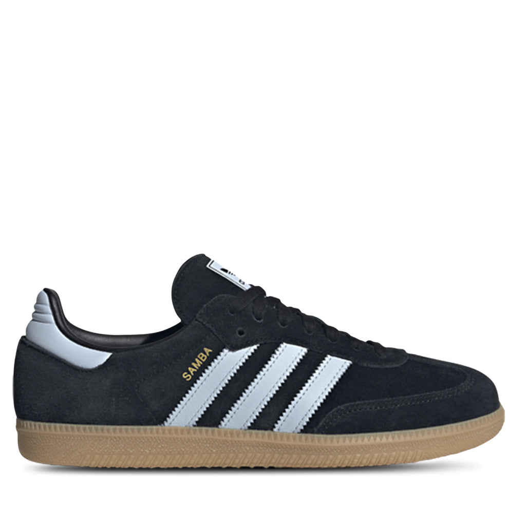 Men's Adidas Samba - Core Black/Crystal Sky