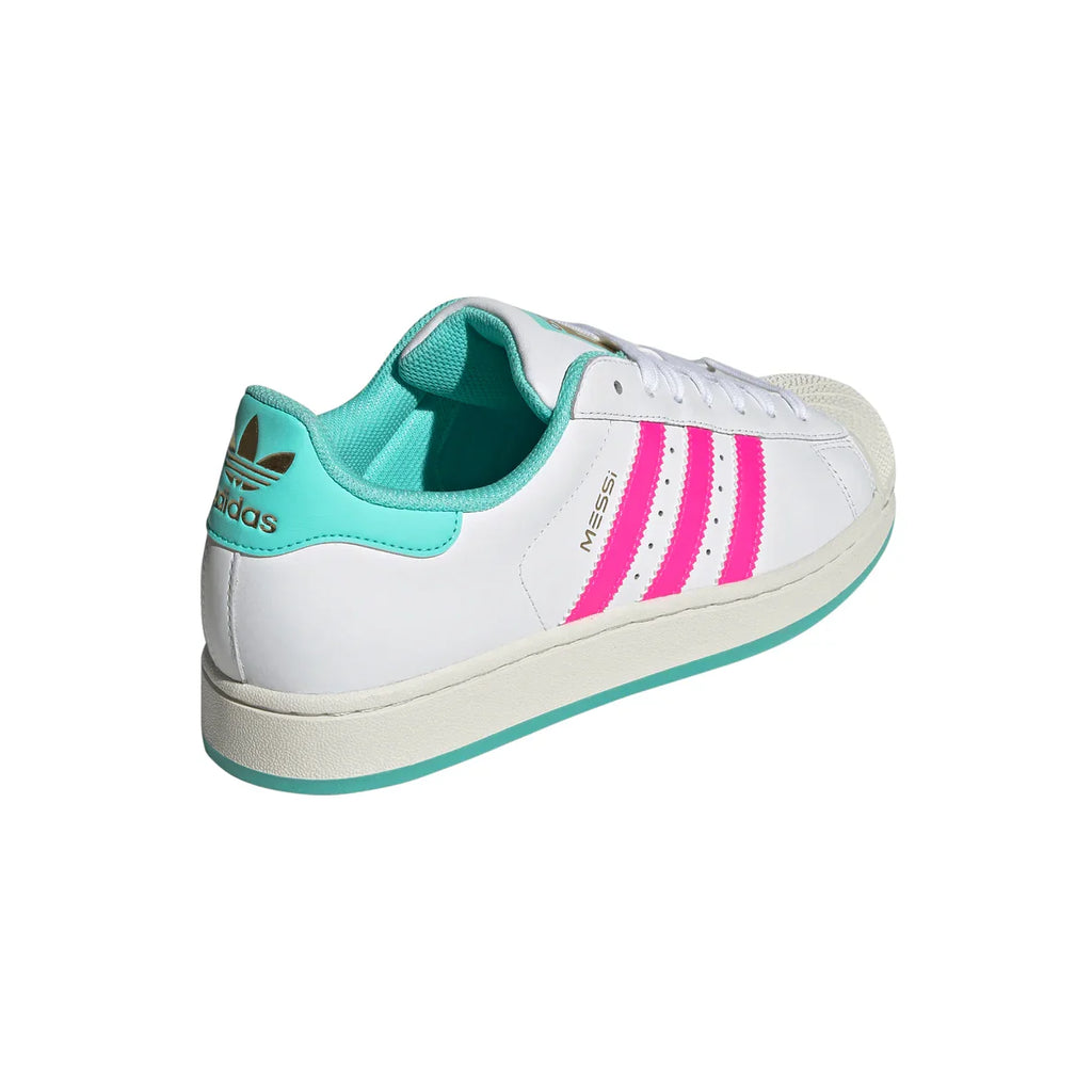 Men´s Adidas Superstar Messi - White/Pink/Aqua