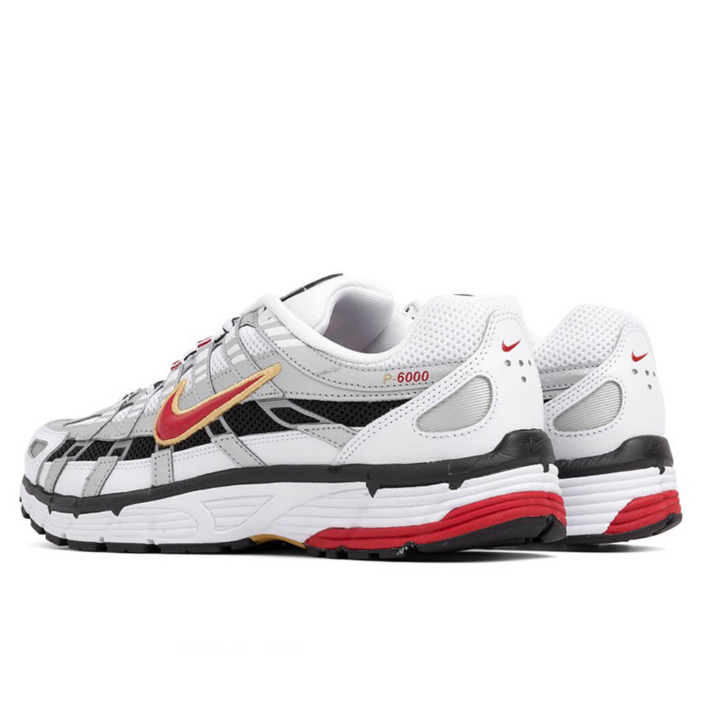 Women's P-6000 - White/Varsity Red/ Metallic Platinum