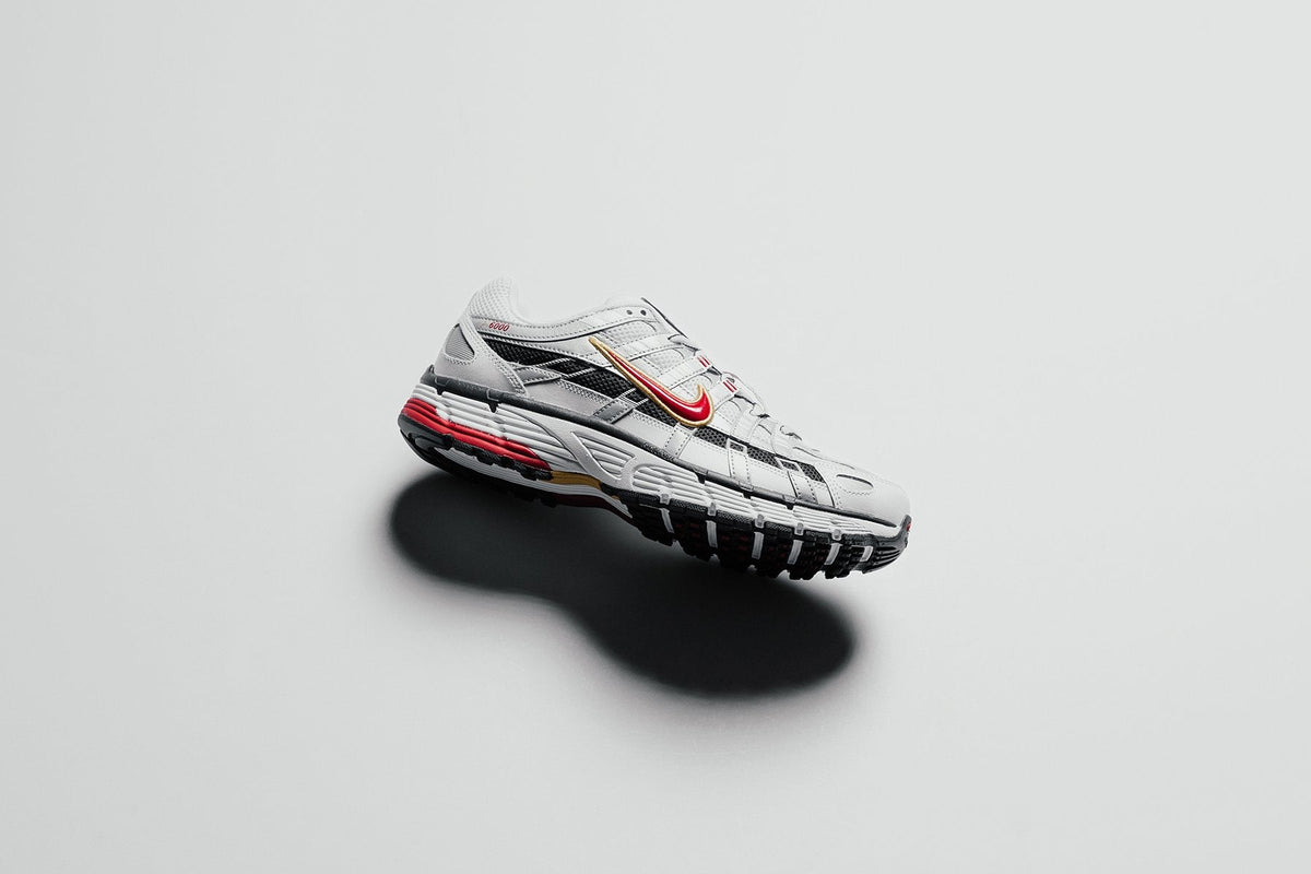 Women's P-6000 - White/Varsity Red/ Metallic Platinum