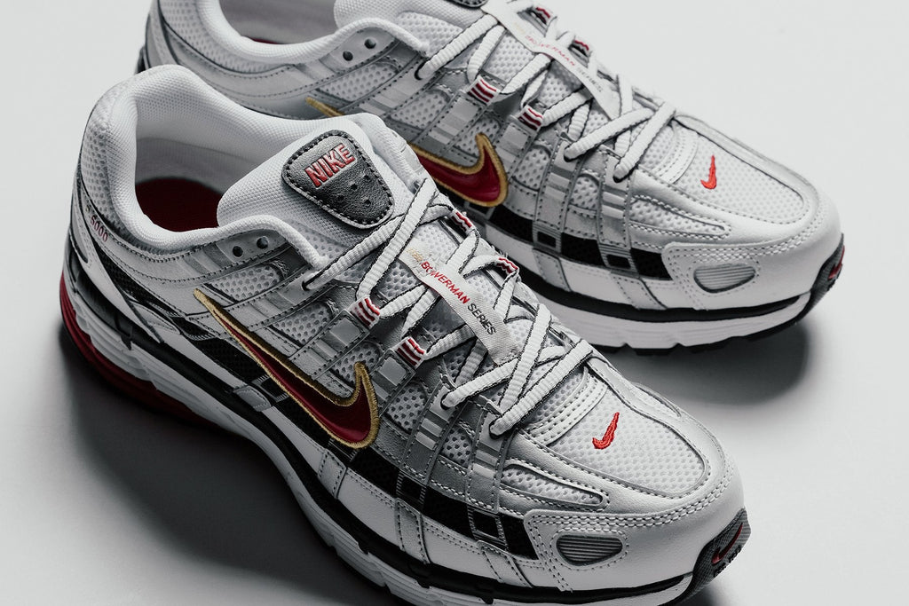 Women's P-6000 - White/Varsity Red/ Metallic Platinum