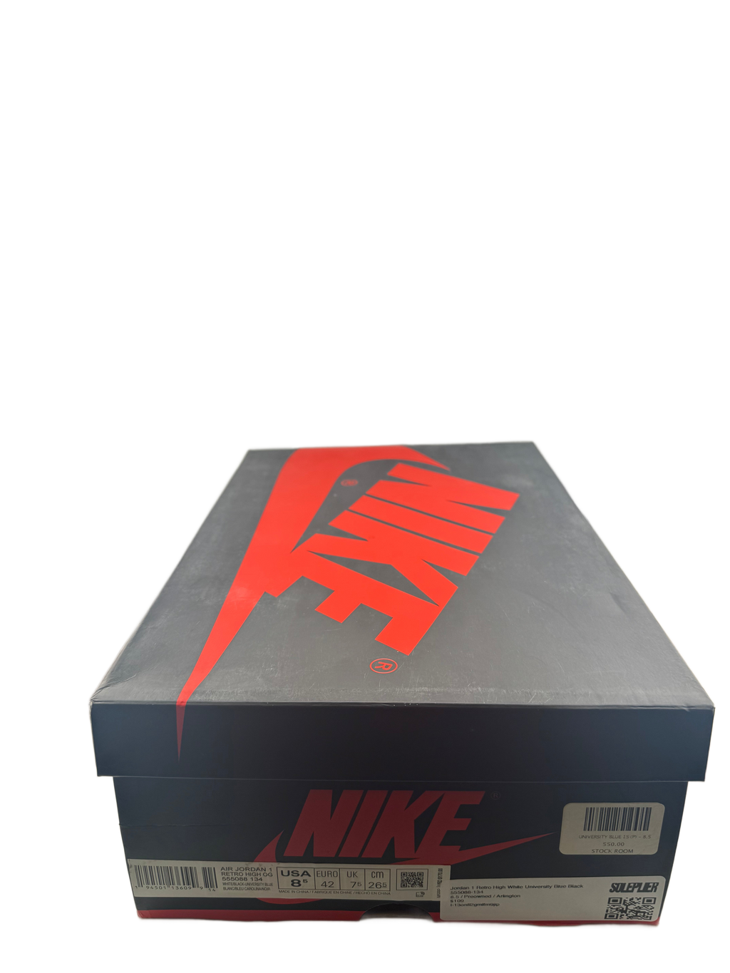Jordan 1 Retro High White University Blue Black