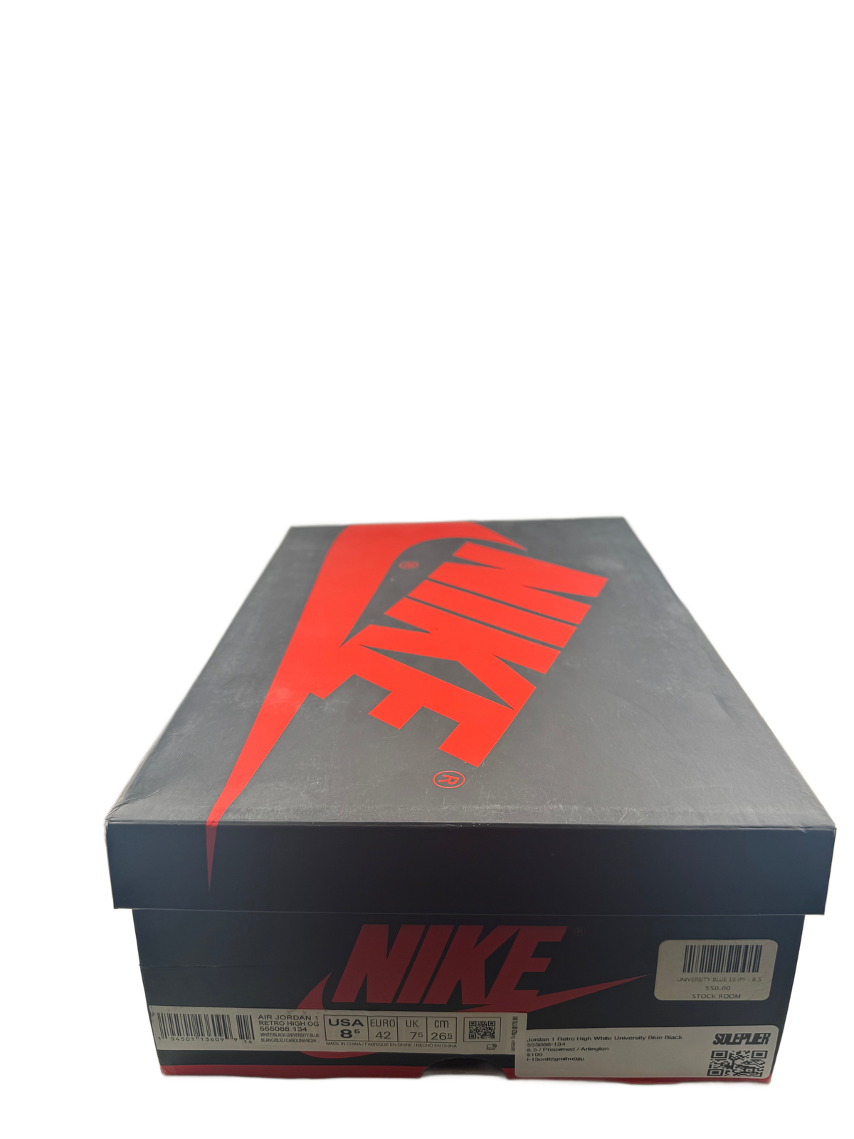 Jordan 1 Retro High White University Blue Black