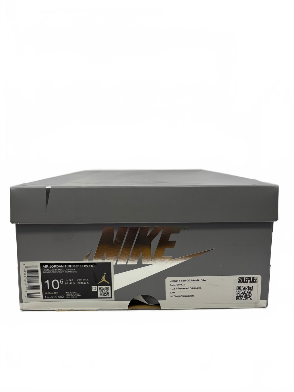 Jordan 1 Low OG Metallic Silver