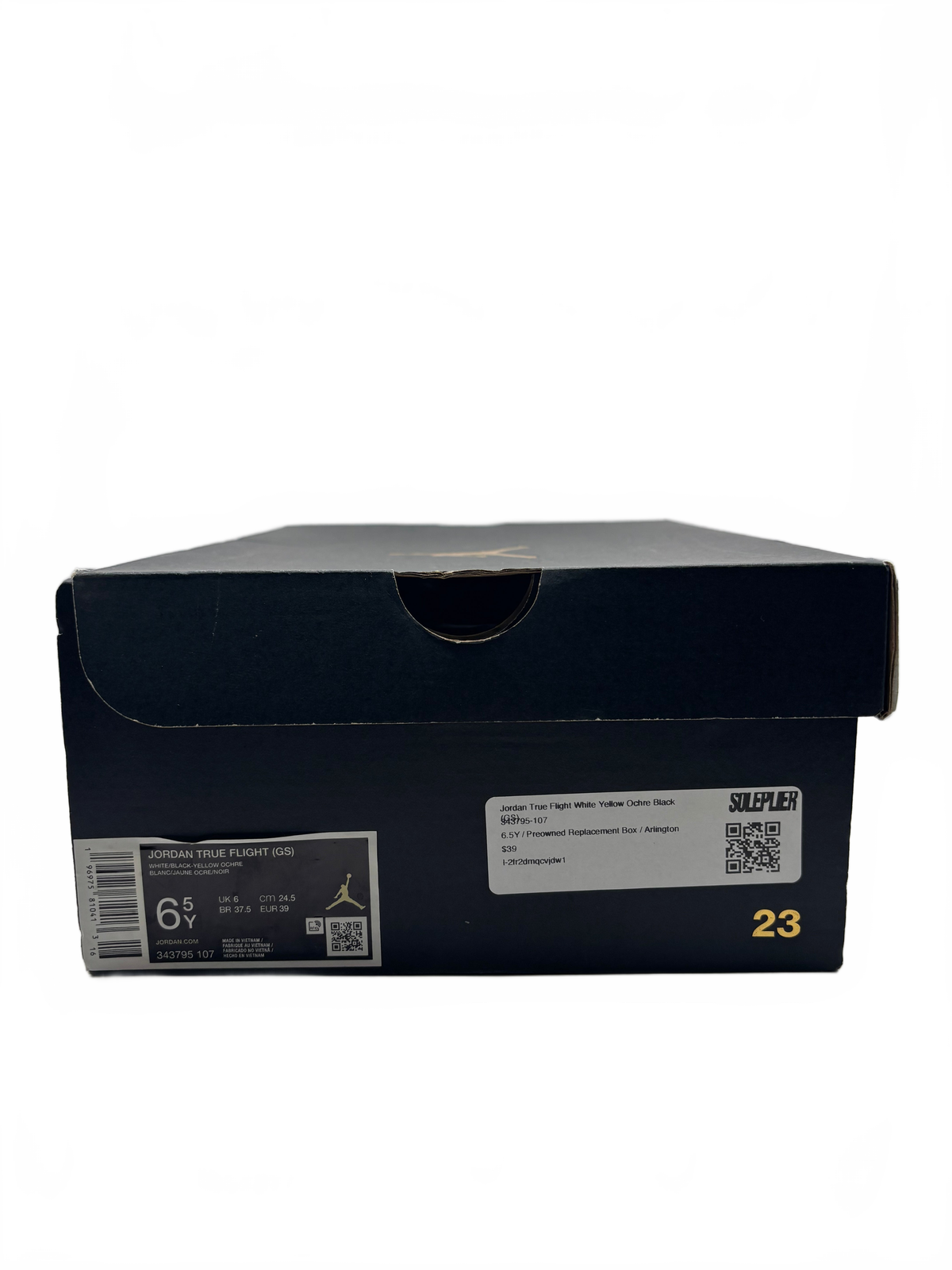 Jordan True Flight White Yellow Ochre Black (GS)