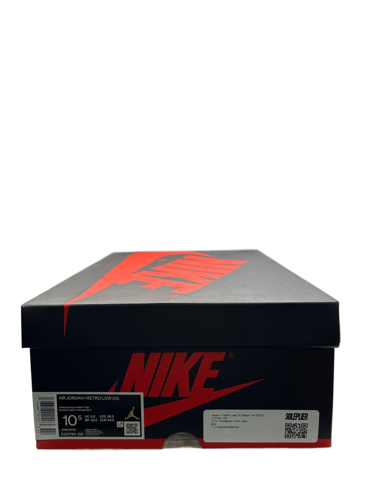 Jordan 1 Retro Low OG Black Toe (2023)