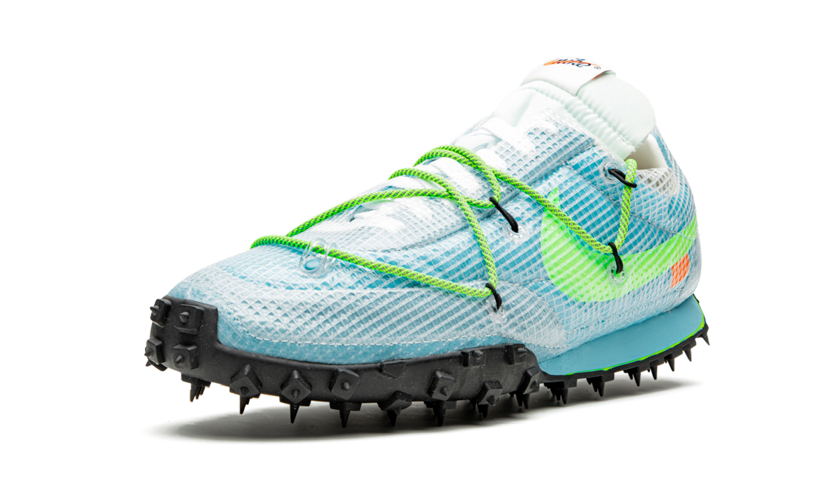 Nike Waffle Racer Off-White Vivid Sky (Women's)