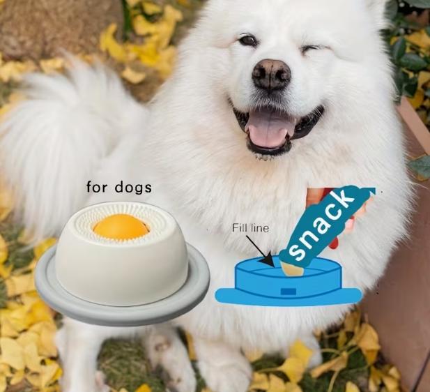 Pet Lick Mat Slow Feeder Treat Pad for Calming