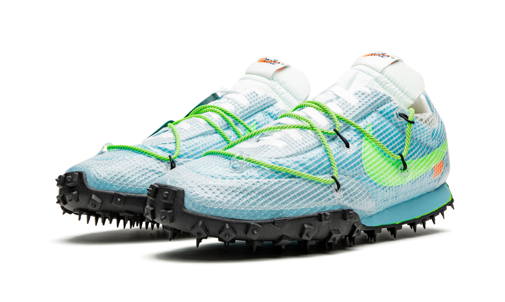 Nike Waffle Racer Off-White Vivid Sky (Women's)