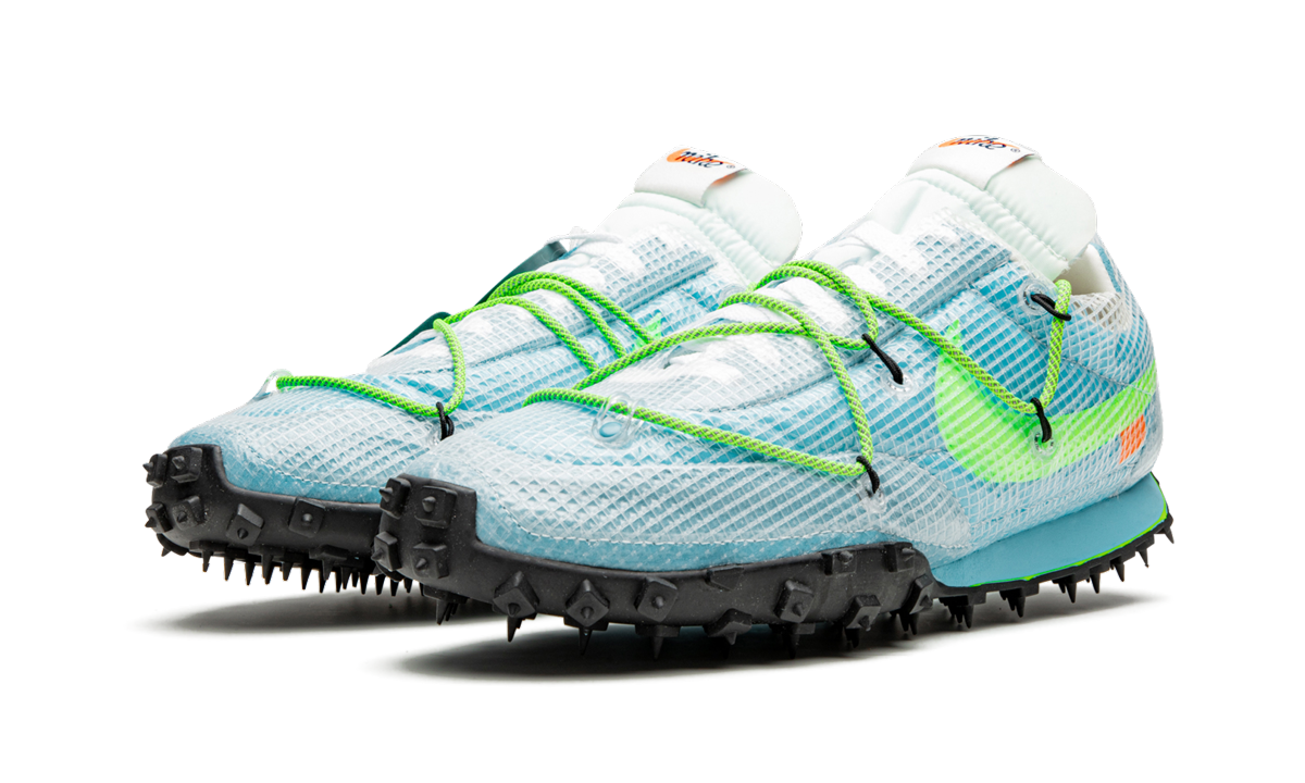 Nike Waffle Racer Off-White Vivid Sky (Women's)