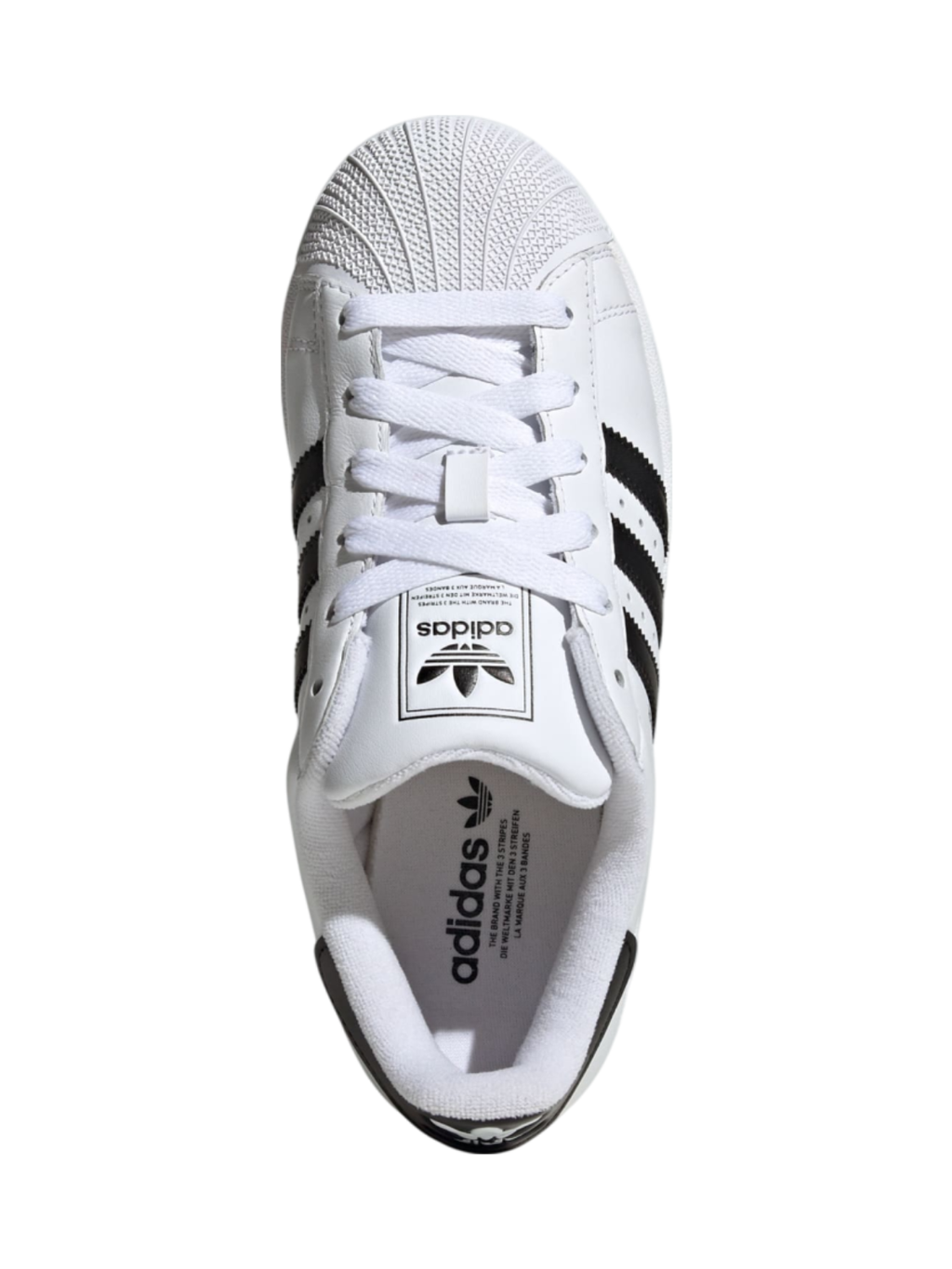 Adidas Originals Women's White/Black Superstar II Sneakers, JH7032